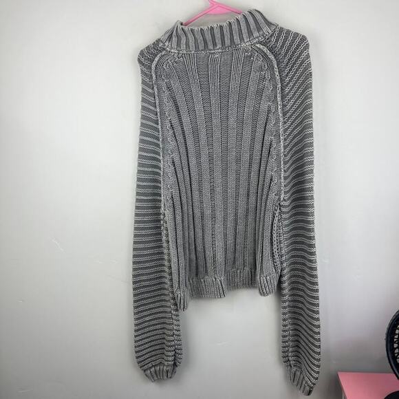 Free People Sweetheart Mock Neck Drop Dolman Sweater Womens Size S - Picture 6 of 10